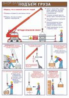Плакат. Строповка.Подъем груза (30х42см, ООО "ТД "ЦОТ")