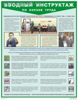 Плакат. Вводный инструктаж по охране труда (1л., 45х60см, Соуэло)