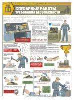 Комплект плакатов. Слесарные работы. Требования безопасности (2л., 45х60см, Вента-2) Комплект плакатов. Слесарные работы. Требования безопасности (2л., 45х60см, Вента-2)